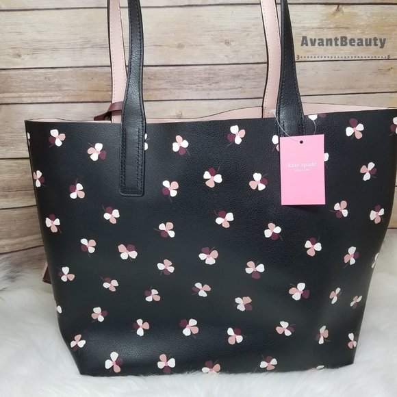 Kate Spade Large Pup Puppy Dog Reversible Tote New - Picture 10 of 15